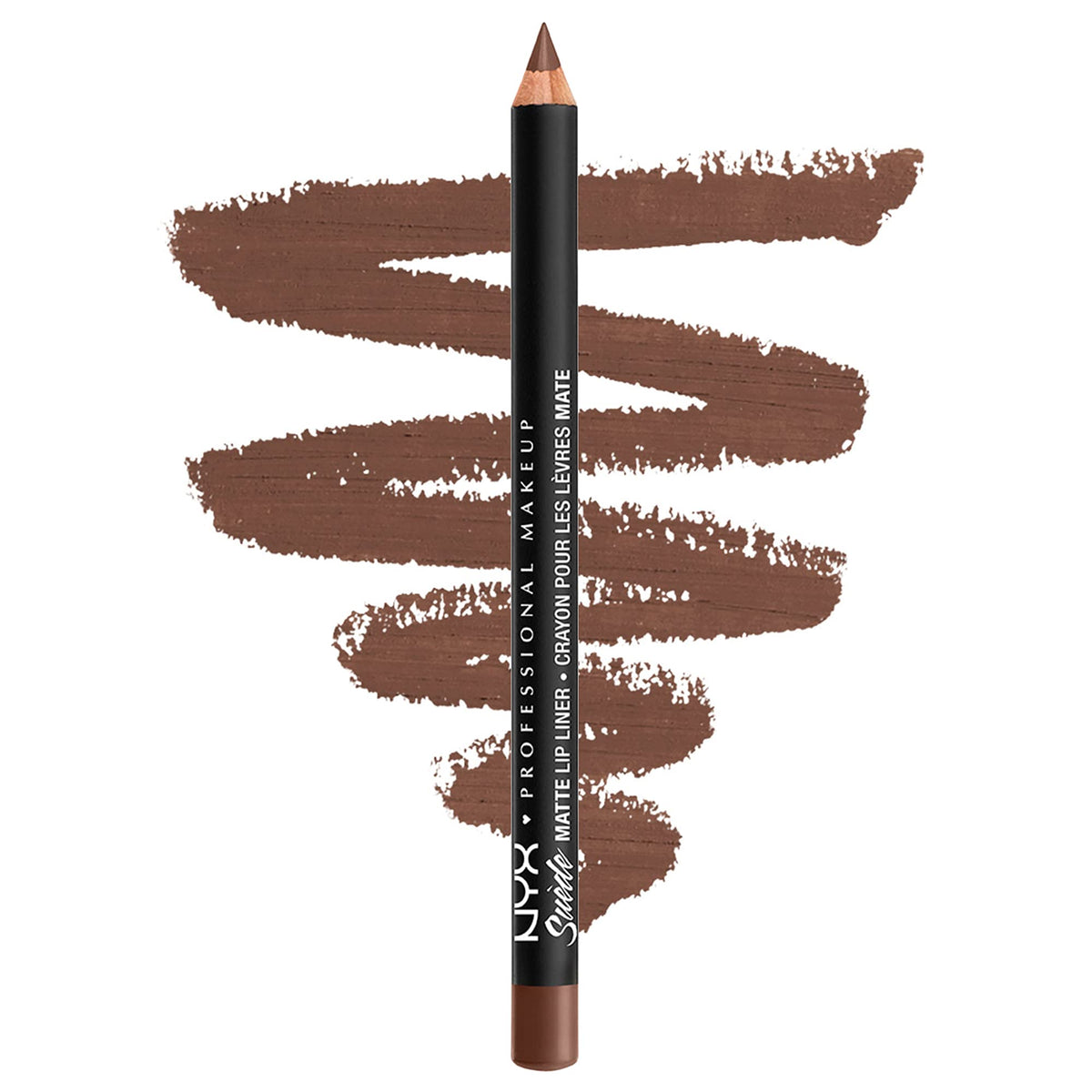 Nyx Suede Matte Lip Liner - Maison, 1 Count, Professional Makeup For Precise Definition