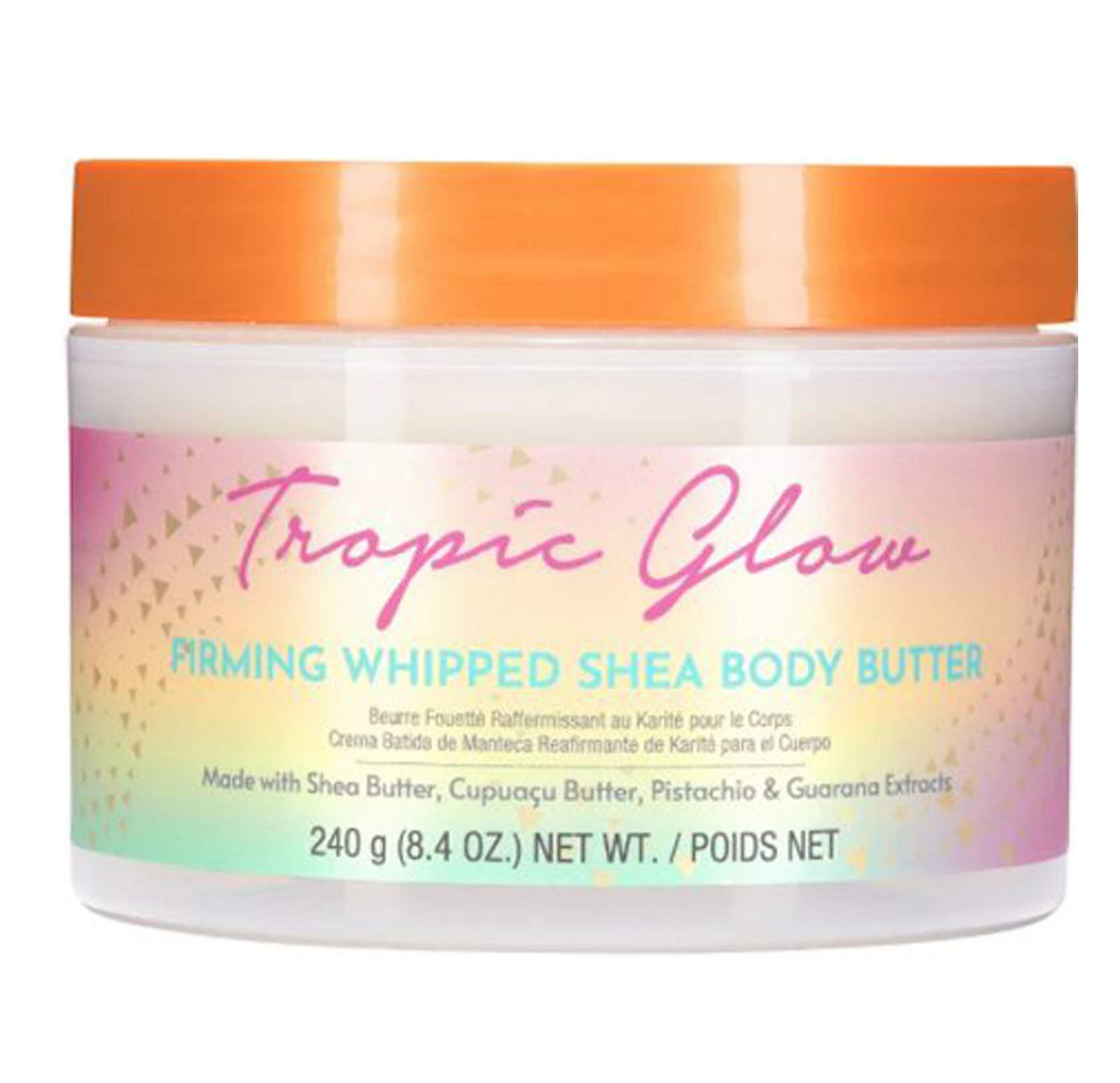 Tree Hut Tropic Glow Firming Whipped Body Butter 8.4 Oz - Shea Butter & Guarana Extract Moisturizer