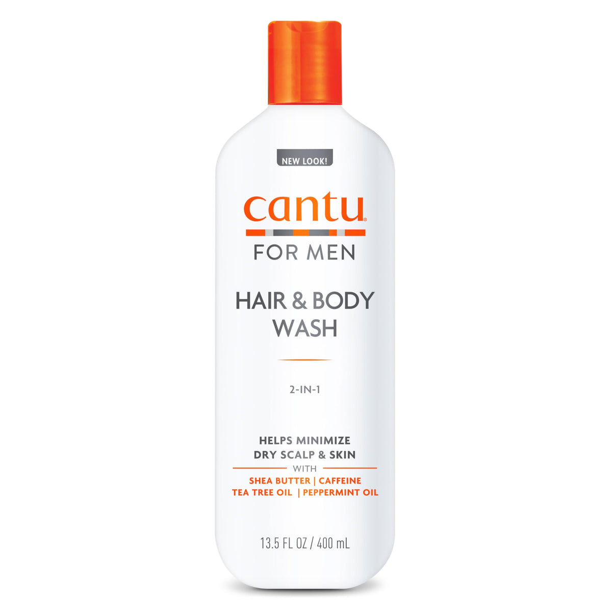 Cantu Men'S 3-In-1 Shampoo, Conditioner & Bodywash, 13.5 Oz - Versatile Grooming Essential