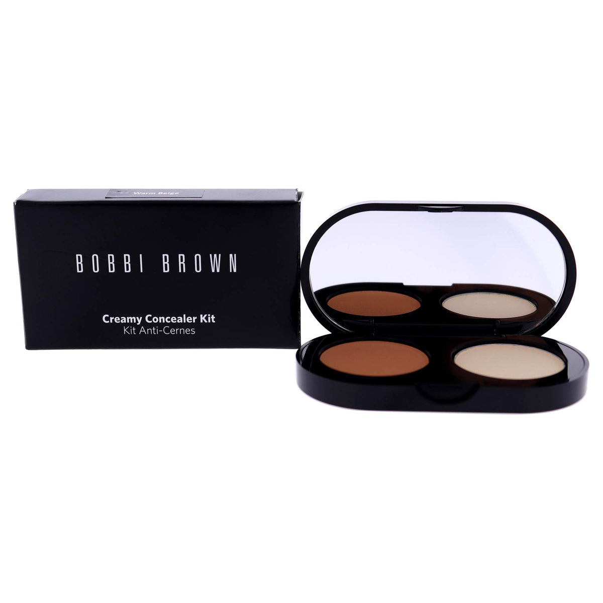 Bobbi Brown Creamy Concealer Kit - Warm Beige For Flawless Coverage And Brightening