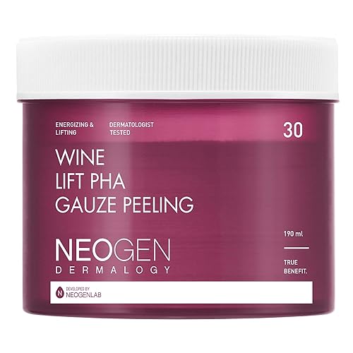 Dermalogy By Neogenlab Wine Lift Pha Peeling Pads - Exfoliating, Firming With Aha,