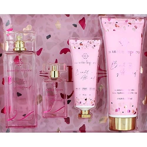 Nanette Lepore Beauty Abroad 4 Piece Gift Set, 3.4 Oz Edp - Luxury Fragrance Collection