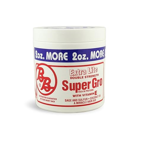 Bronner Brothers Super Gro Hair Aid Extra Lite Double Strength, 6 Oz For Healthy Hair Growth