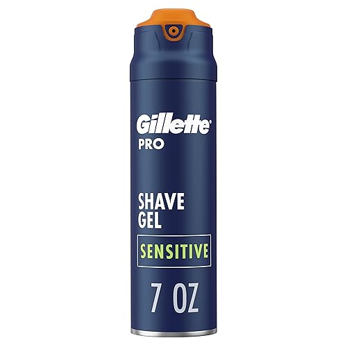 Gillette Pro Shaving Gel For Men, 7Oz - Cools, Soothes Skin & Hydrates Facial Hair, Proglide