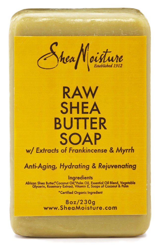 Sheamoisture Raw Shea Butter Soap - 8 Oz Moisturizing Bar Soap For Dry Skin