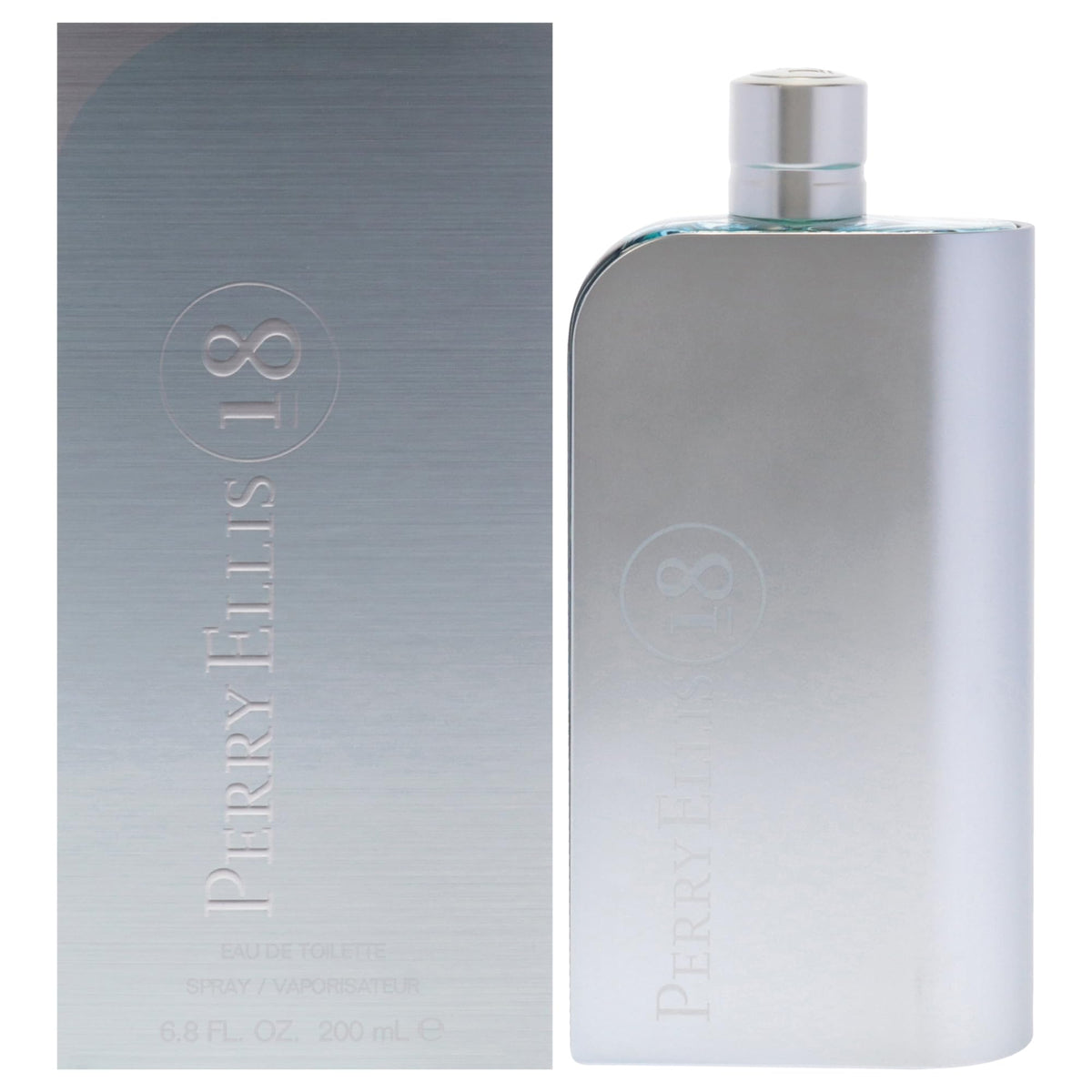 Perry Ellis 18 For Men - 6.8 Oz Edt Spray, Fresh Fragrance For Him, Long-Lasting Scent