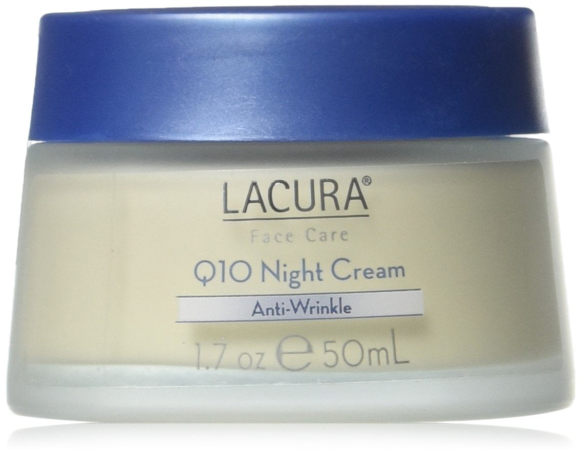 Lacura Q10 Night Face Cream, Anti-Wrinkle, 1.7 Oz - Hydrating Skincare Solution