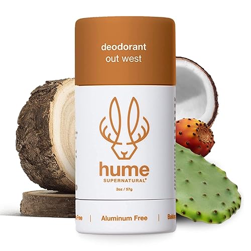 Hume Supernatural Aluminum Free Deodorant For Sensitive Skin - Probiotic, 2Oz, Unisex