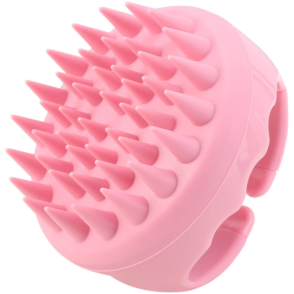 BTYMS Pink Silicone Scalp Brush - Exfoliating Hair Massager & Shampoo Brush for Shower