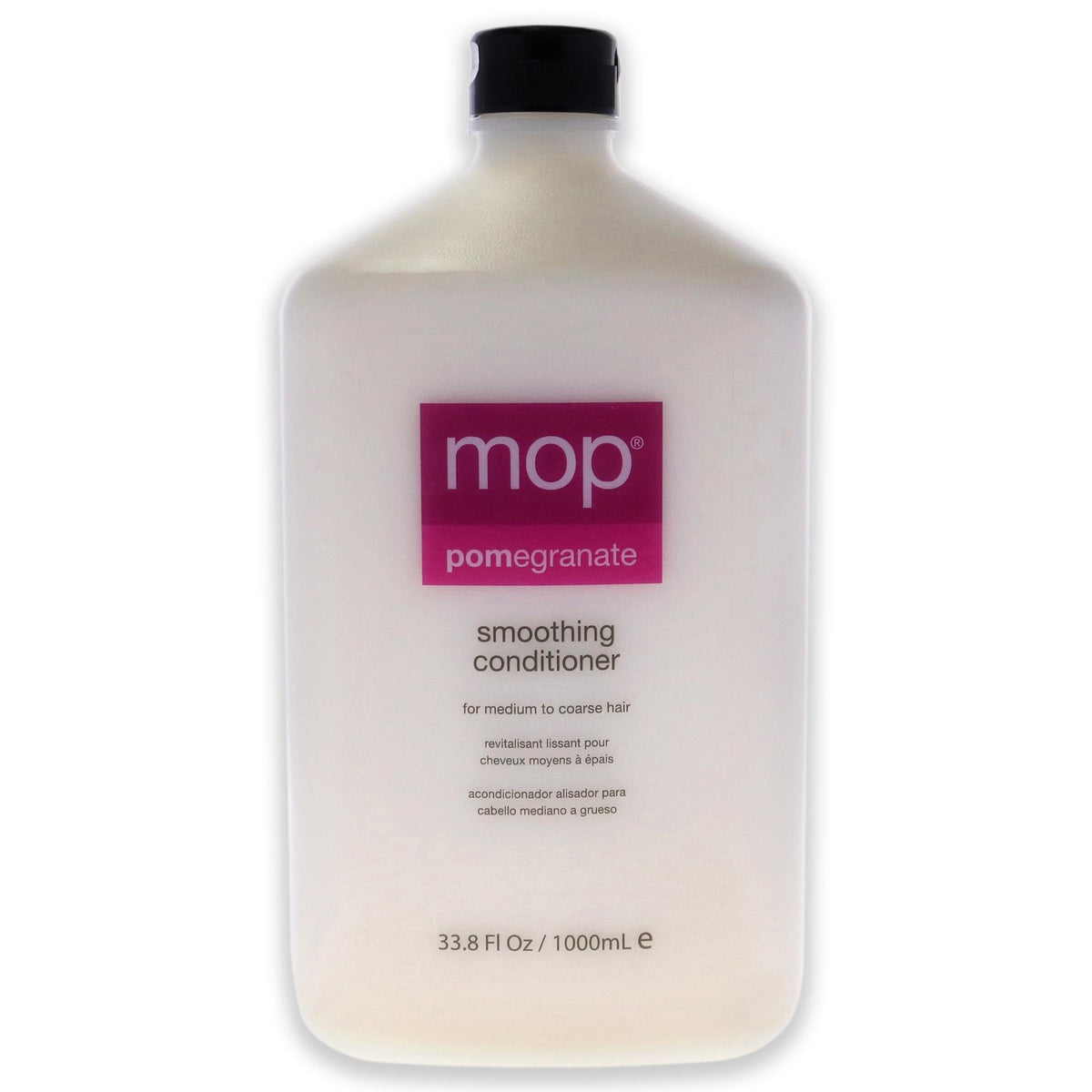 Mop Pomegranate Smoothing Conditioner - Moisturizing, Hydrating, Anti-Frizz For Medium To Coarse Hair