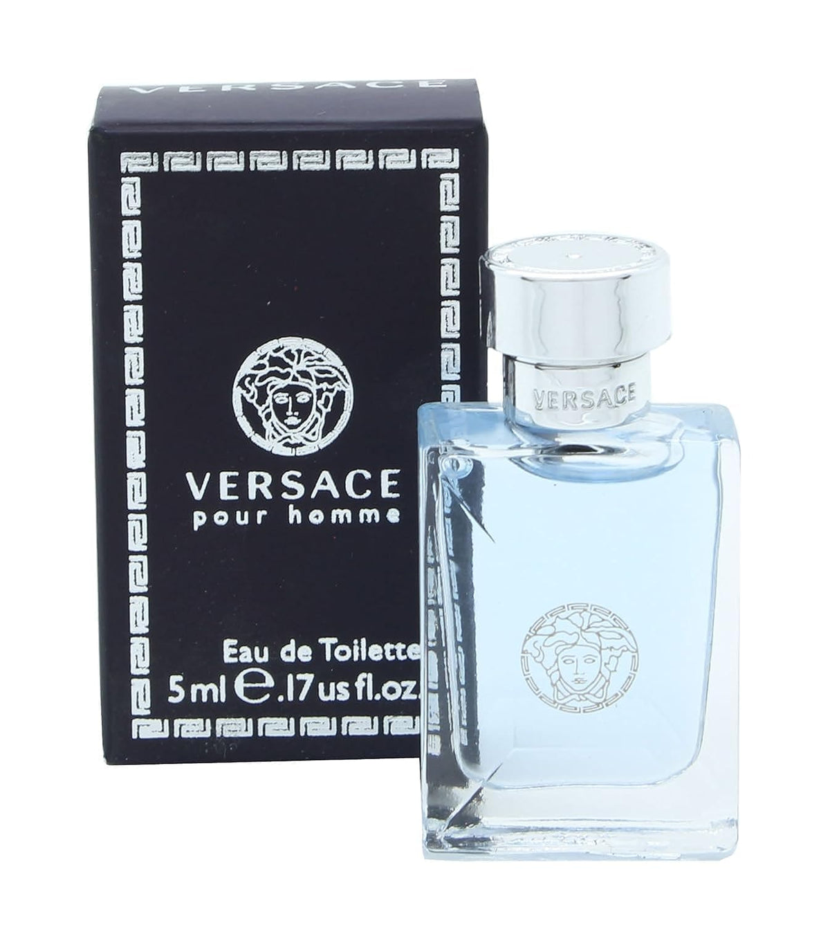 Versace Pour Homme Eau De Toilette 0.17 Oz Mini Splash For Men - New Box By Versace