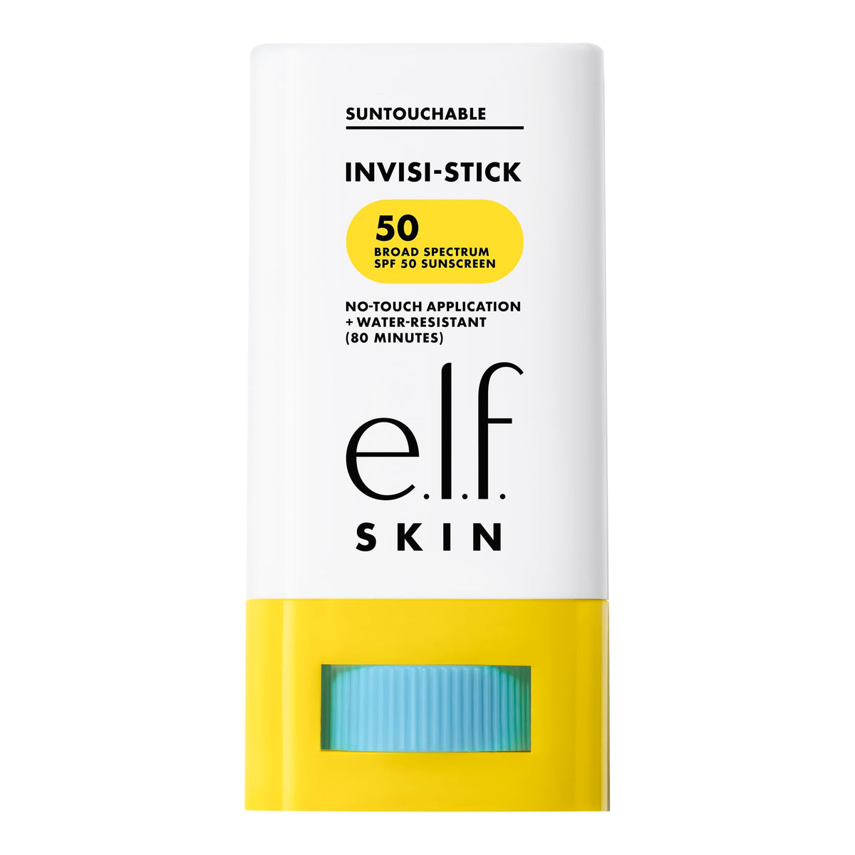 E.L.F. Skin Suntouchable Invisi-Stick Spf 50 - Clear Sunscreen With Sunflower Seed Oil, 0