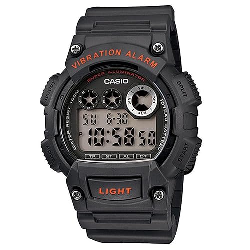 Casio W735H Men'S Digital Watch - 100M Water Resistant, Stopwatch, Led Light, 10 Yr Battery