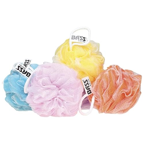 Bass Hair Doc Sponge Flower - Blue, 1 Each, Nylon Material, Ideal For Hair Care