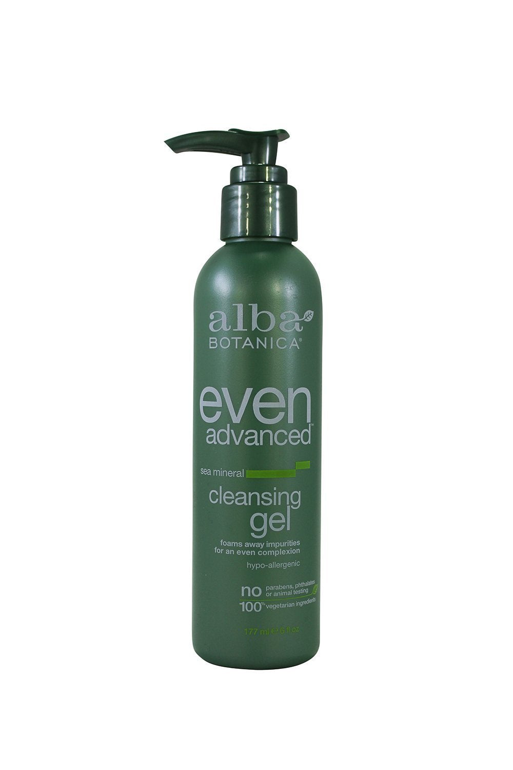 Alba Botanica Even Advanced Sea Mineral Cleansing Gel, 6 Oz, Pack Of 4 - Natural Skincare