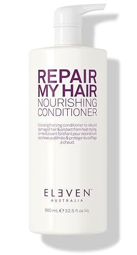 Eleven Australia Repair My Hair Conditioner - Nourishing, Rebuilds Damaged Hair, 32.5 Fl Oz