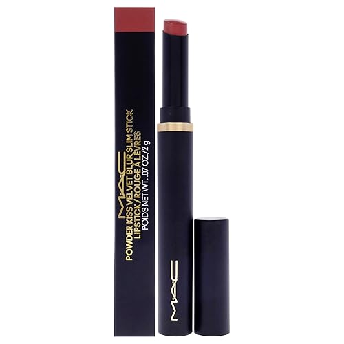 MAC Powder Kiss Velvet Blur Lipstick - 0.7 oz, Brick Through - Women's Lip Color