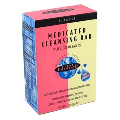 Clear Essence Medicated Cleansing Bar With Exfoliants, 4.7 Oz - Skin Care Essential