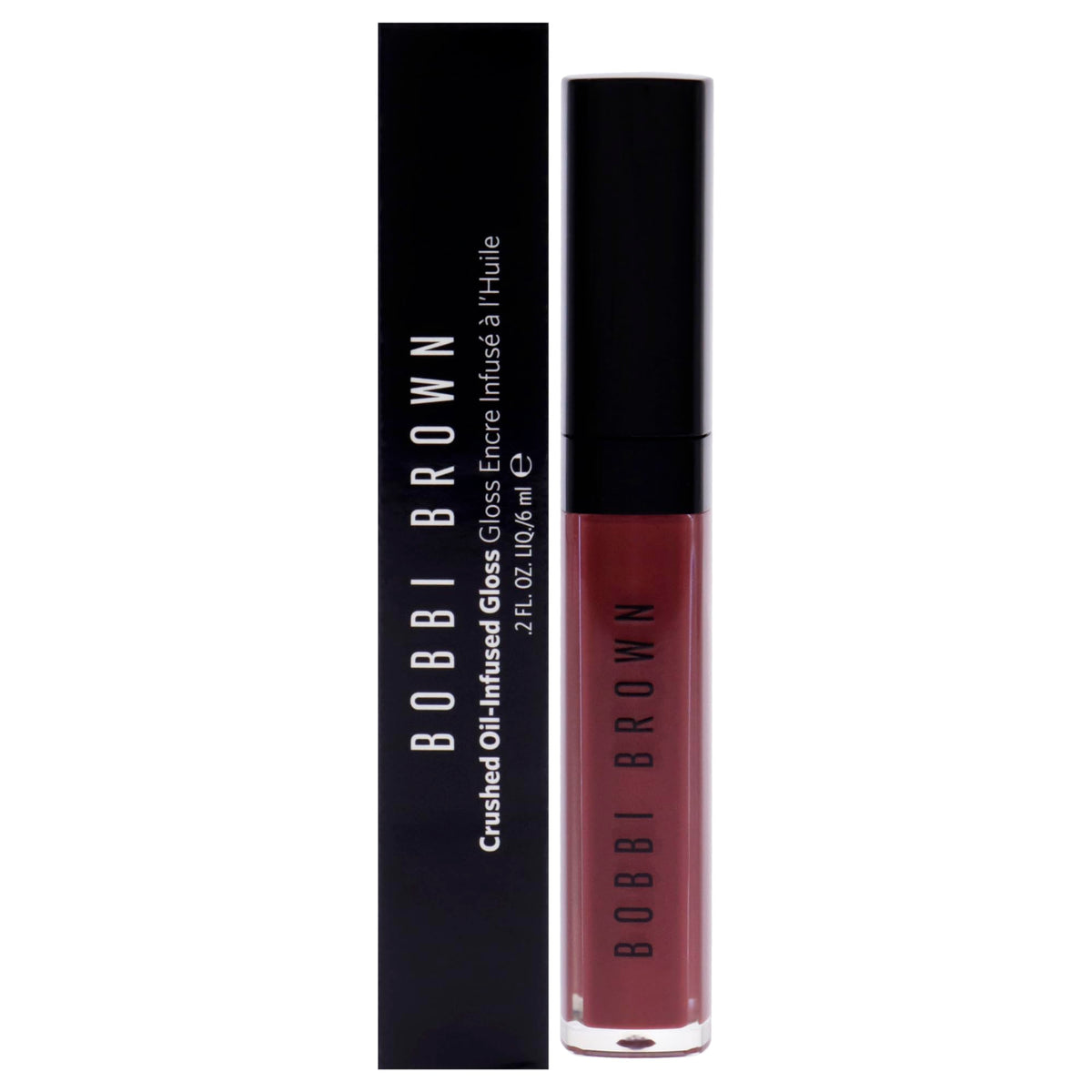 Bobbi Brown Crushed Oil-Infused Gloss - Slow Jam, Cranberry, 0.2 Oz Lip Gloss For Women