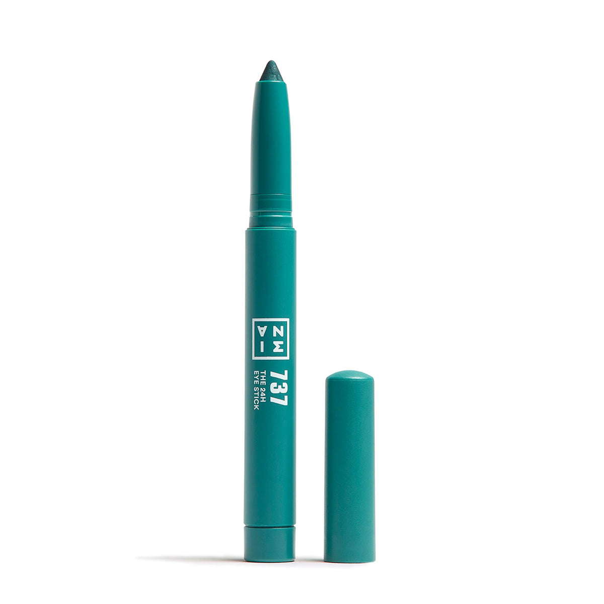 3Ina 24H Eye Stick - Waterproof Creamy Eyeshadow & Eyeliner, Metallic Deep Green, 0.05 Oz