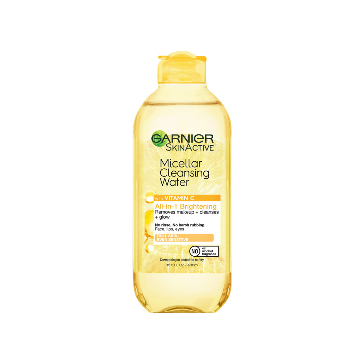 Garnier Micellar Water With Vitamin C, Facial Cleanser & Makeup Remover, 13.5 Fl Oz