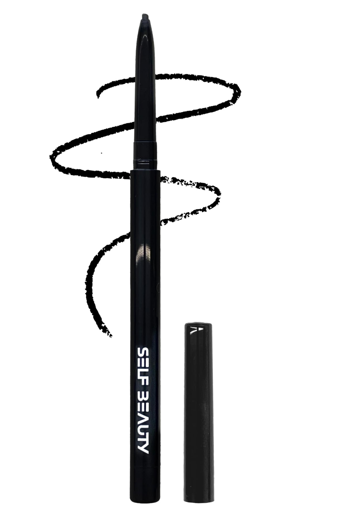 Self Beauty Ultra Slim Waterproof Gel Eyeliner - Long Lasting, Smudge Proof, Black