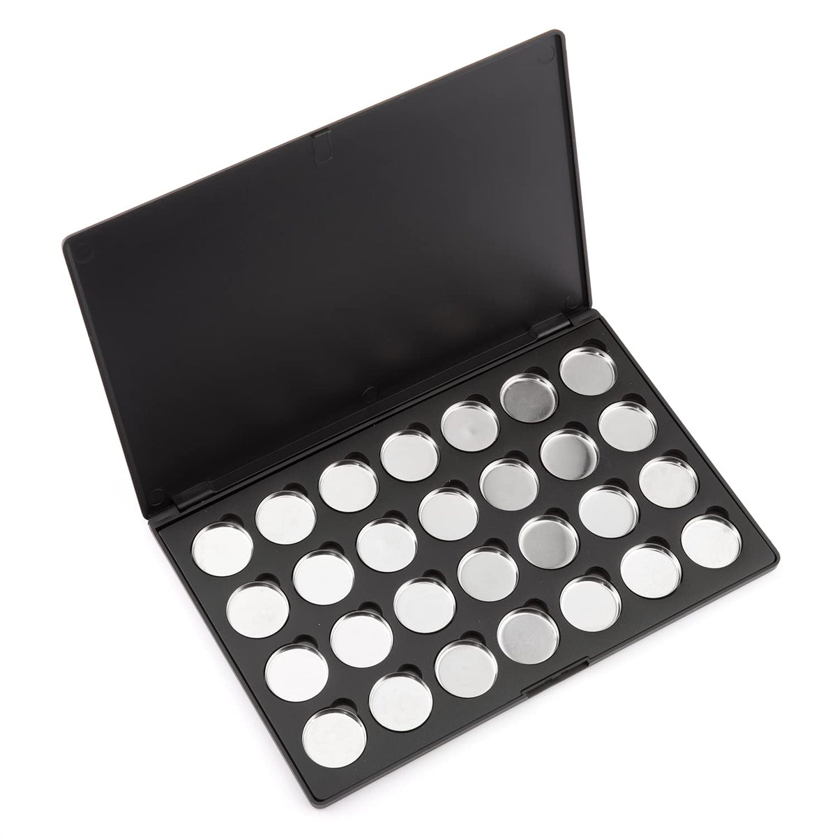 Allwon Magnetic Eyeshadow Palette With 28 Round Metal Pans - 1 Count Makeup Organizer