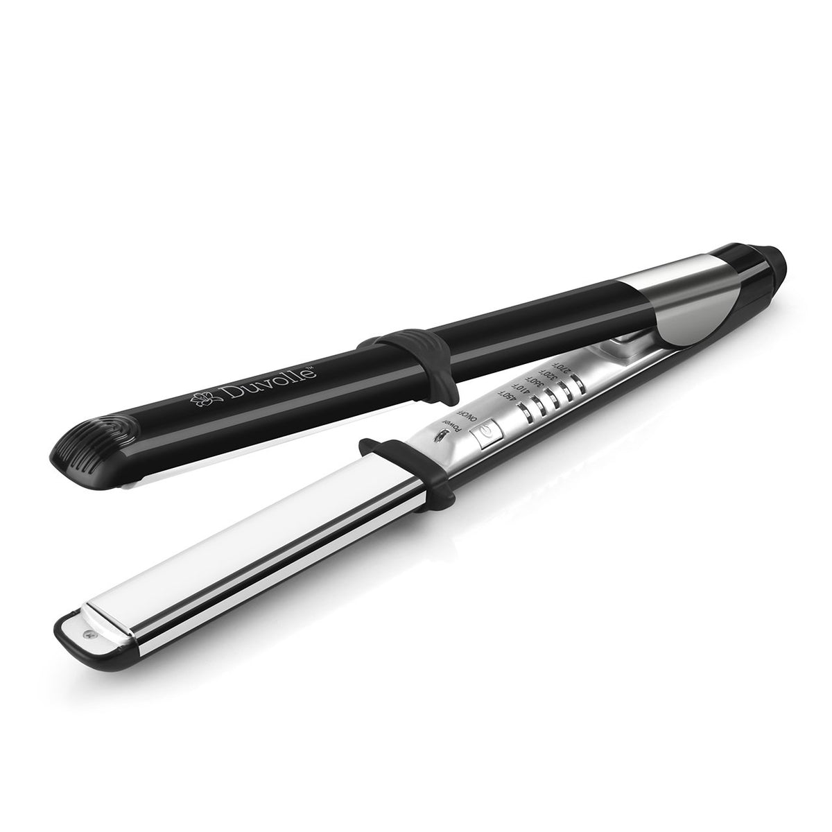 Duvolle Titanium Flat Iron - 4.33&quot; Extra Long Plates, Adjustable Temp 270-450F, Fast Heating