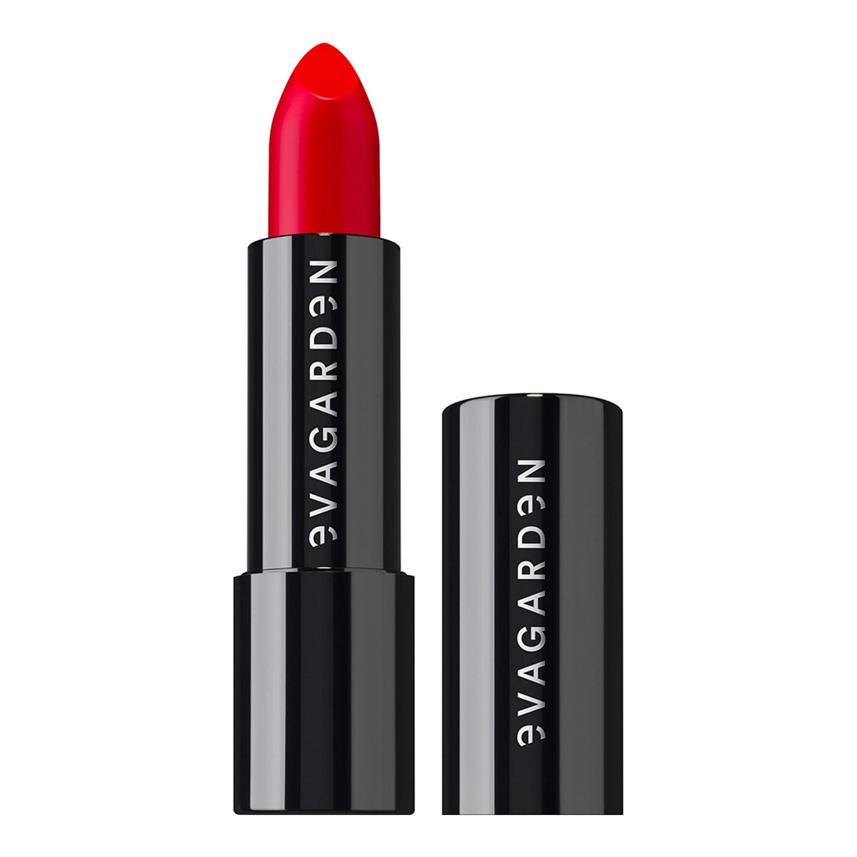 EVAGARDEN Classy Lipstick - Flame Scarlet, Satin Effect, Full Coverage, Natural Oils, 0.1 oz