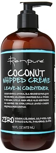 Renpure Coconut Whipped Creme Leave-In Conditioner, 16 Oz, Pack Of 2 - Nourishing Formula