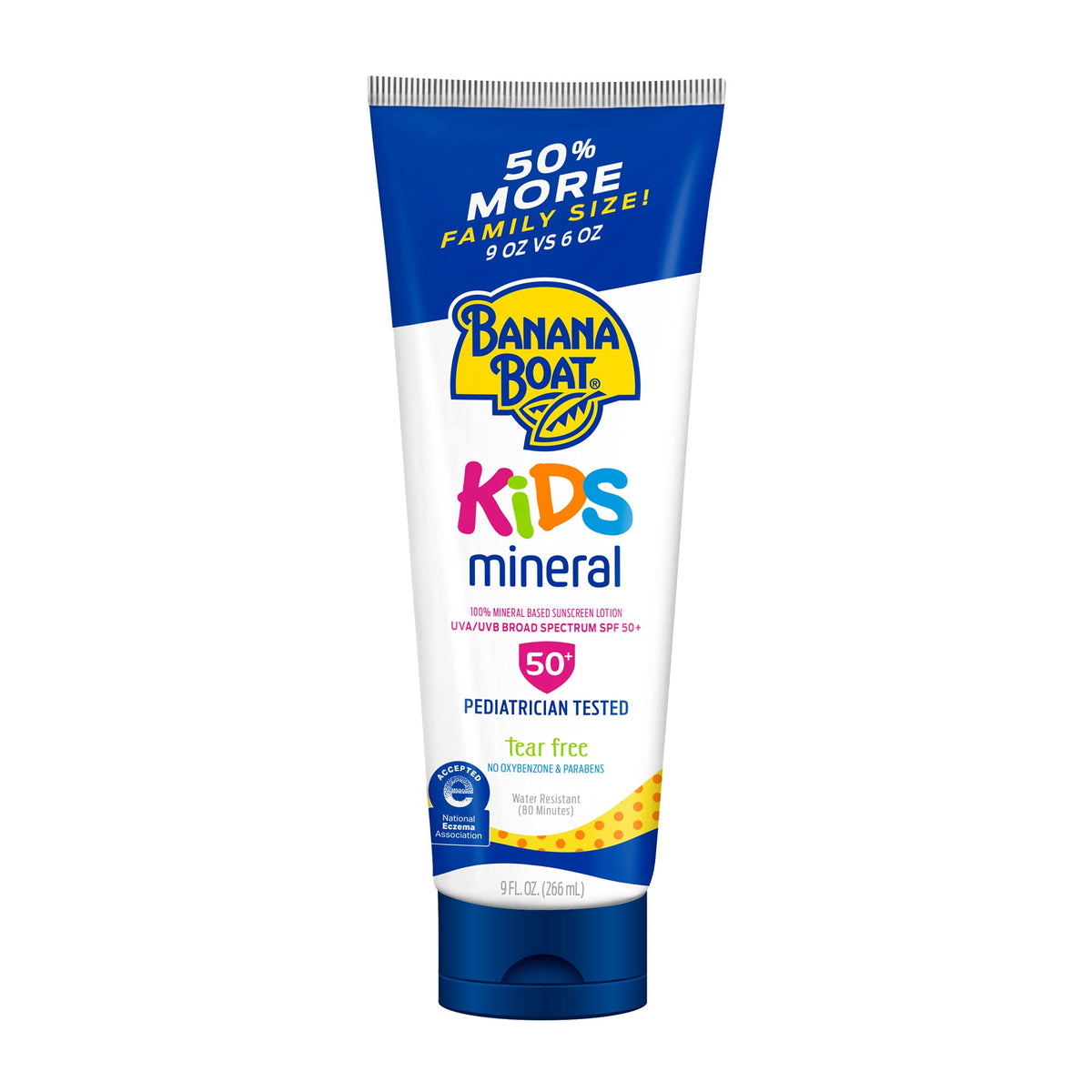 Banana Boat Kids Sunscreen Lotion Spf 50, 9Oz - Oxybenzone Free, Mineral Formula For Kids