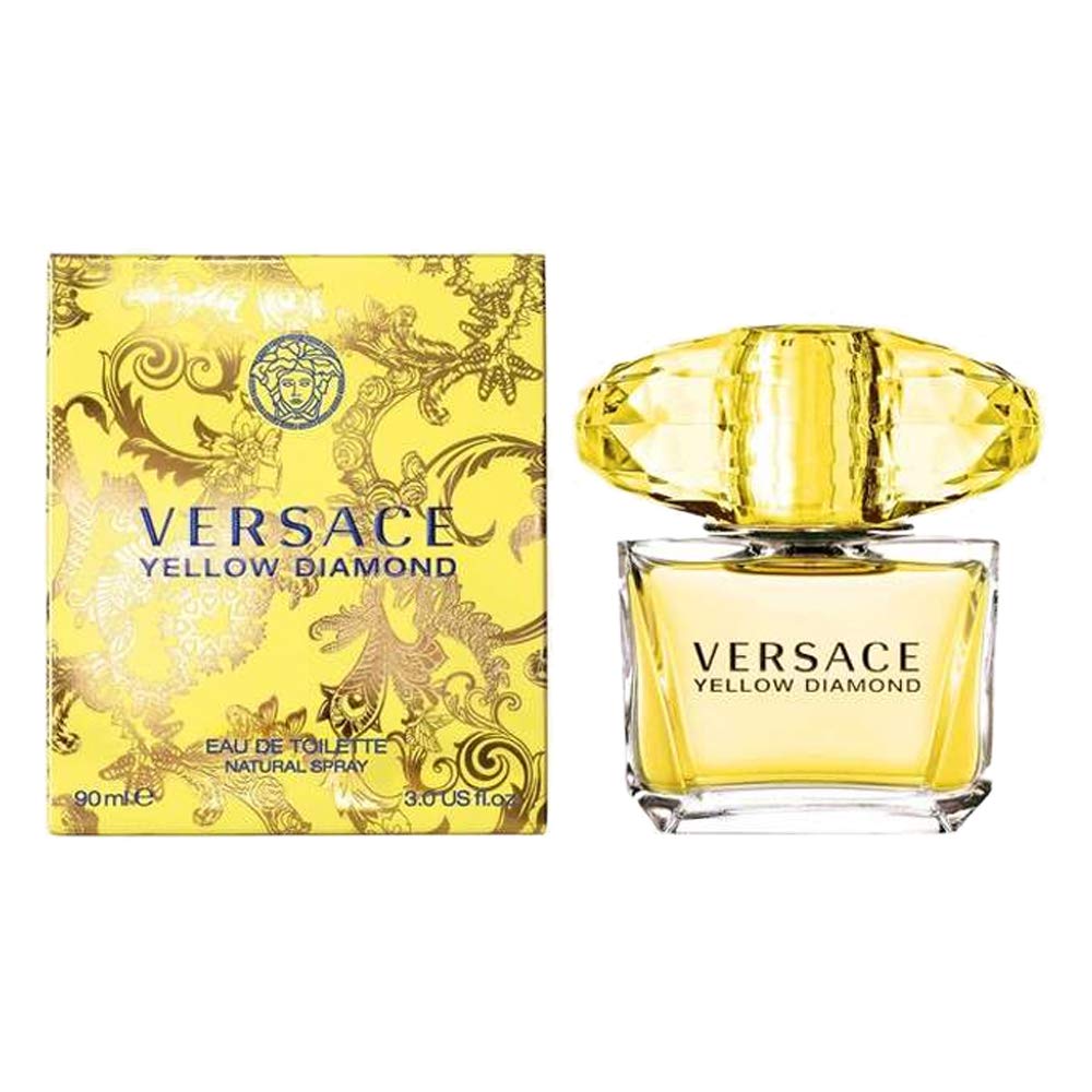 Versace Yellow Diamond Women'S Eau De Toilette Spray, 3.0 Oz - Elegant Fragrance