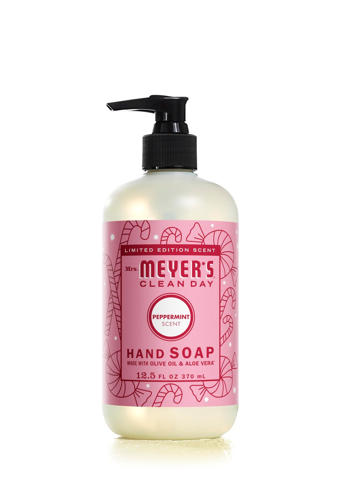 Mrs. Meyer'S Clean Day Peppermint Liquid Hand Soap, 12.5 Fl Oz, Essential Oils