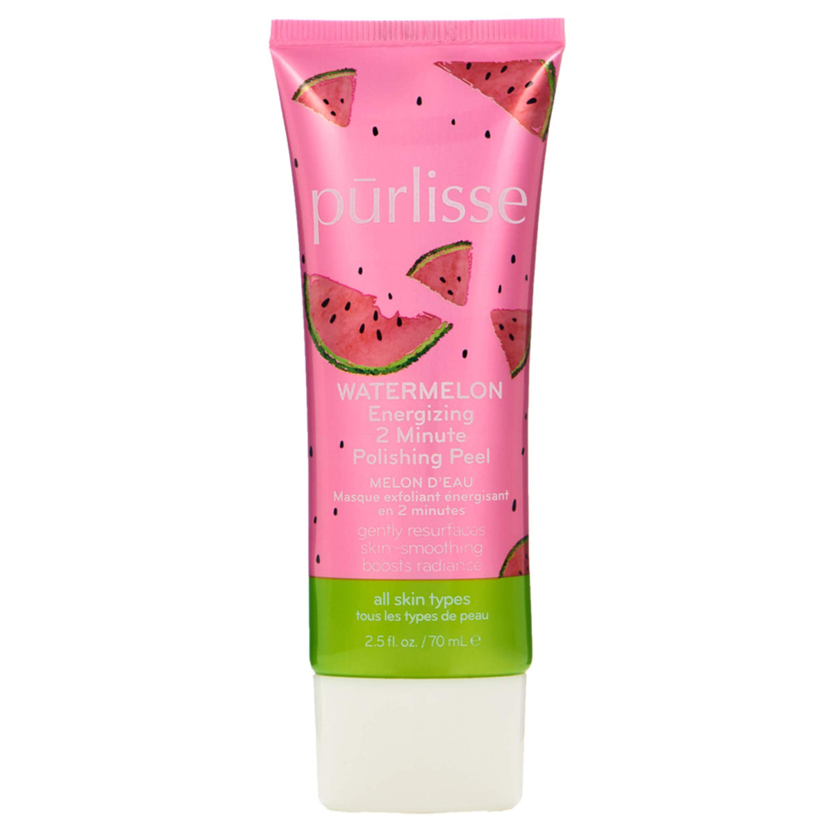 Purlisse Watermelon Energizing Peel 2.5Oz - Cruelty-Free, Brightening, Paraben & Sulf