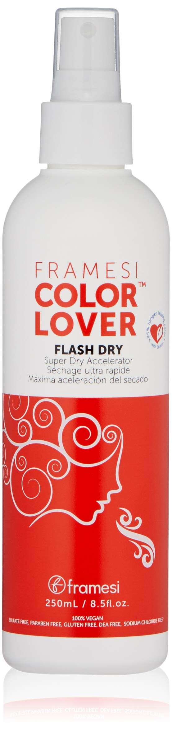 Framesi Color Lover Flash Dry Spray, 8.5 Fl Oz - Heat Protectant & Blow Dry Accelerator