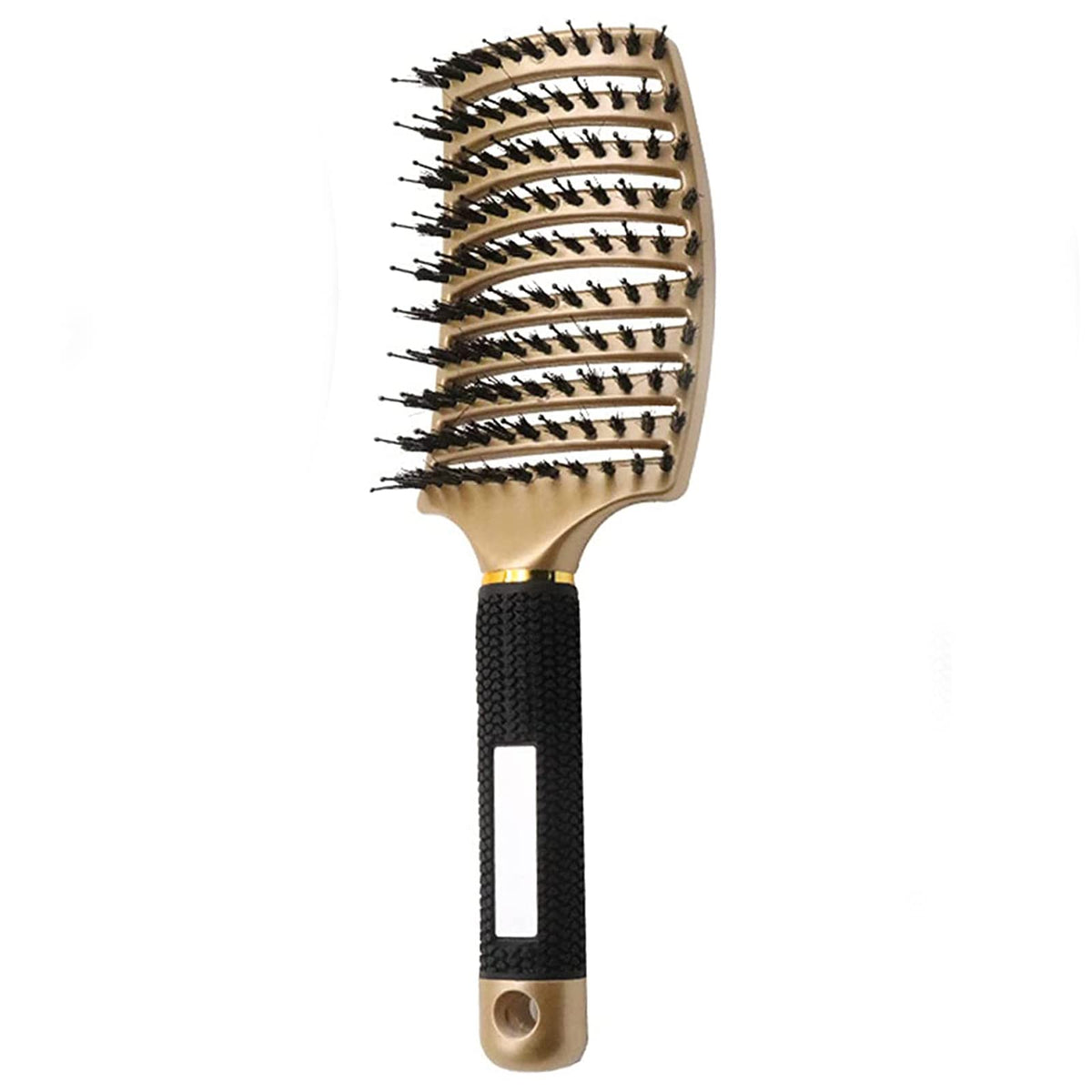 Hairstreaq Gold Detangling Brush For Women & Kids - Vented, Fast Drying, Curly & Tangled Hair