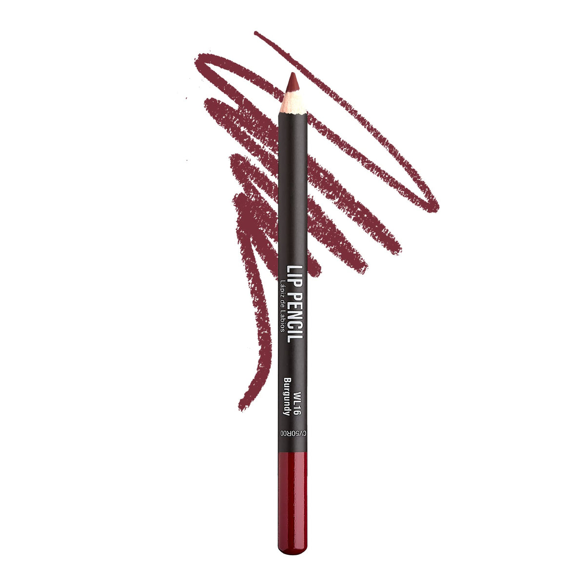 Kiss New York Burgundy Slim Lip Pencil - Creamy Long-Lasting Water-Resistant Lip Liner