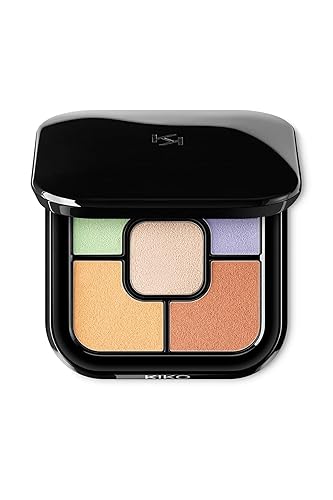 KIKO MILANO Colour Correct Concealer Palette - 5 Water-Resistant Shades for Flawless Skin