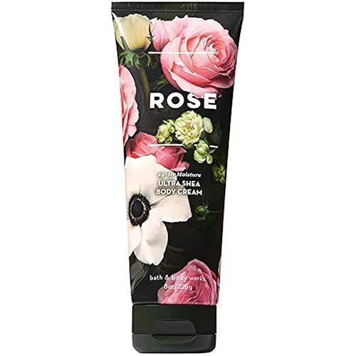 Bath & Body Works Rose Ultra Shea Body Cream - 8 Ounce, Moisturizing & Delicate Scent