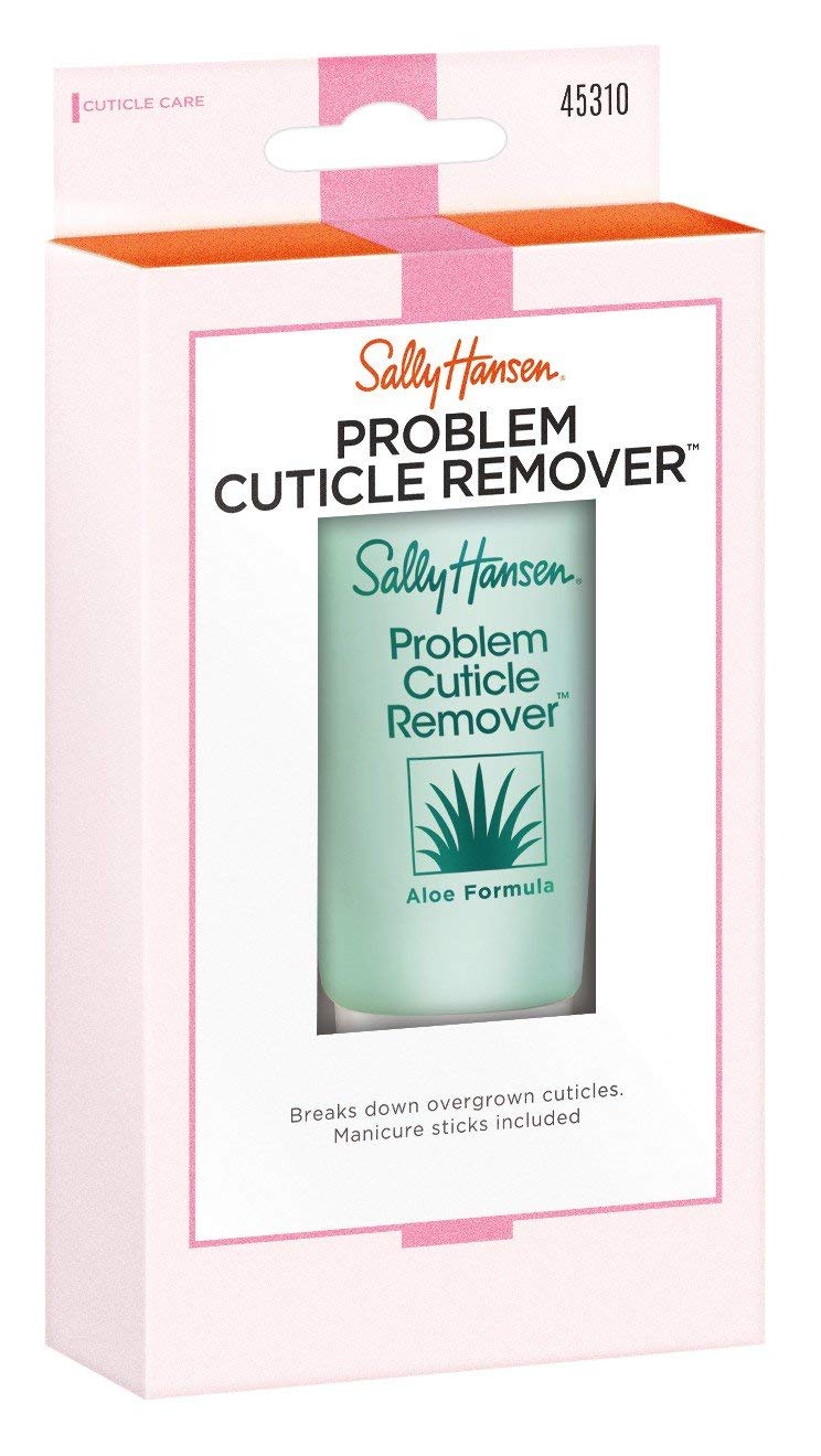 Sally Hansen Cuticle Remover Tube 1 Ounce - Pack Of 2, Gentle Formula For Healthy Nails