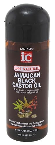 Fantasia Jamaican Black Castor Oil 6Oz - 3 Pack For Hair Growth & Moisture