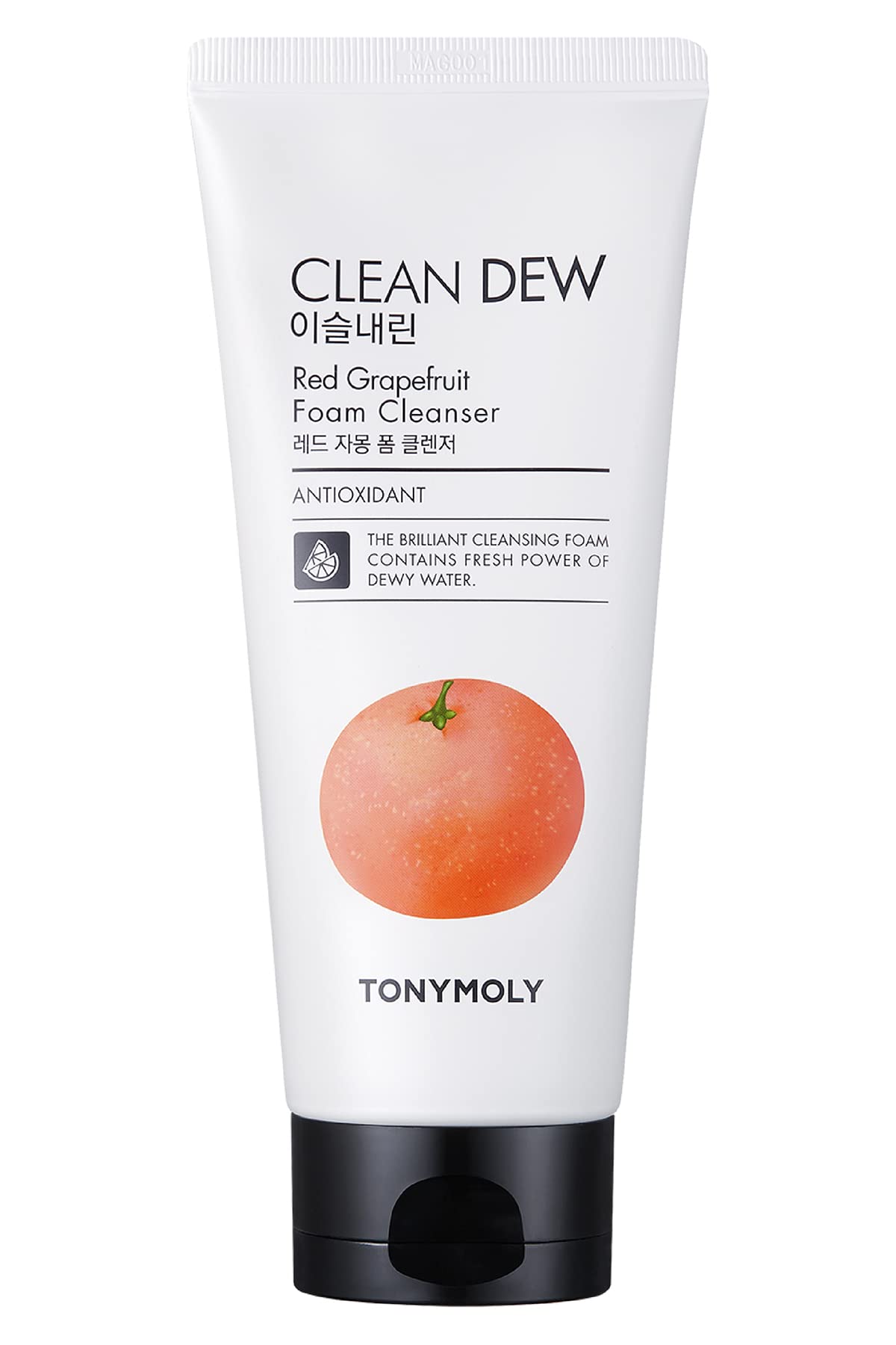 Tonymoly Clean Dew Foam Cleanser - Red Grapefruit, 6 Fl Oz - Refreshing Facial Wash