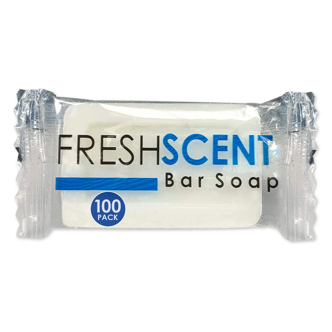 Freshscent 0.5 Oz Bar Soap - 100 Pack, Individually Wrapped, Vegetable Based Hotel Amenities