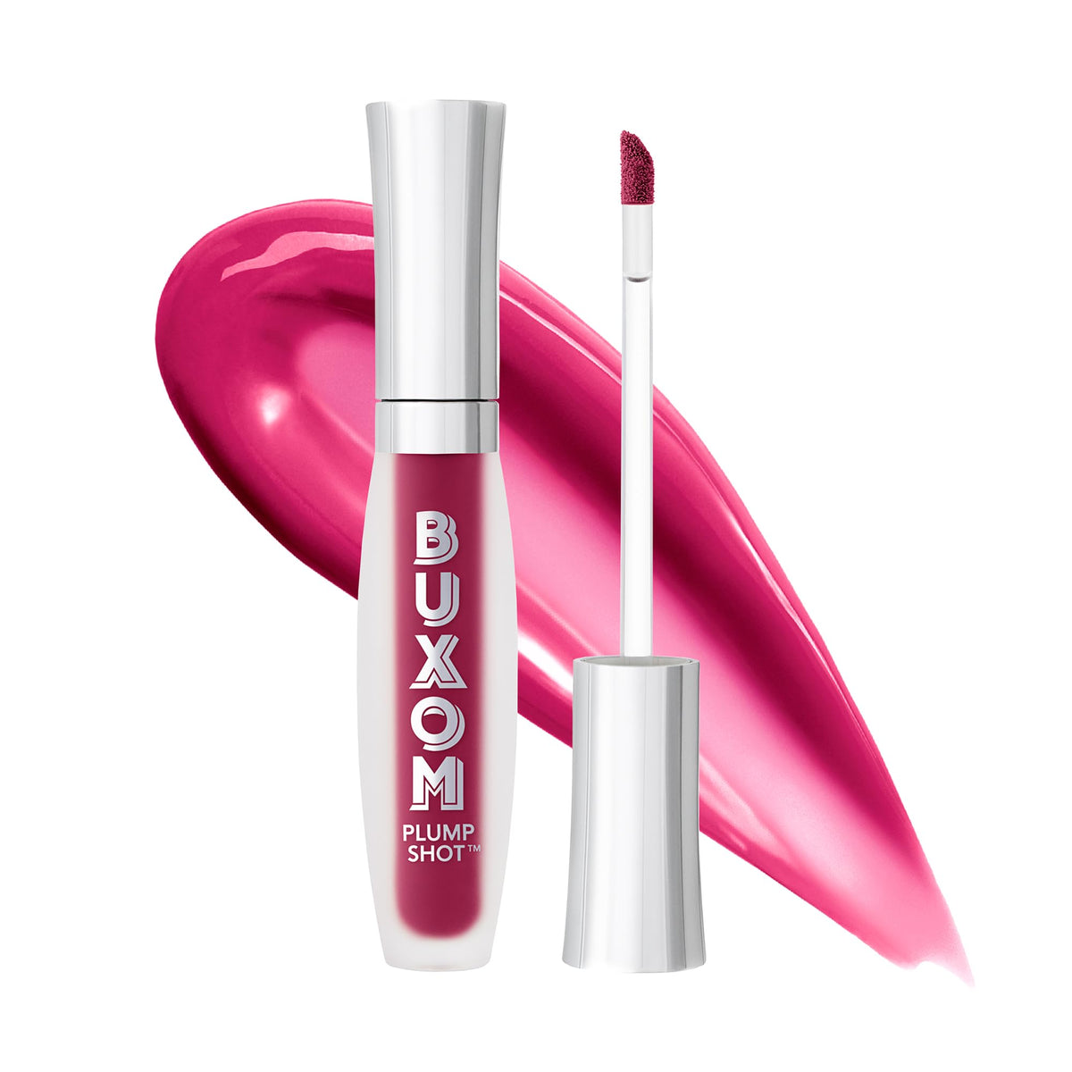 Buxom Plump Shot Fuchsia You Lip Serum - Collagen-Infused Full Size Lip Enhancer