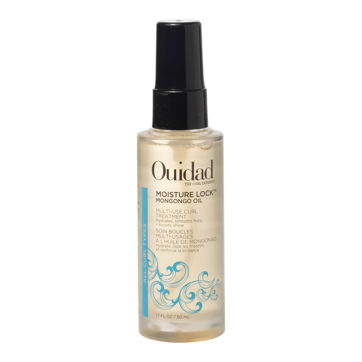 Ouidad Moisture Lock Mongongo Oil, 1.7 Fl Oz - Leave-In Treatment For Curly Hair, Hydrates & Rest