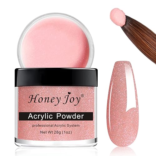 Honey Joy 28g Acrylic Powder - White, Clear, Red, Nude for French Manicure & Nail Extension