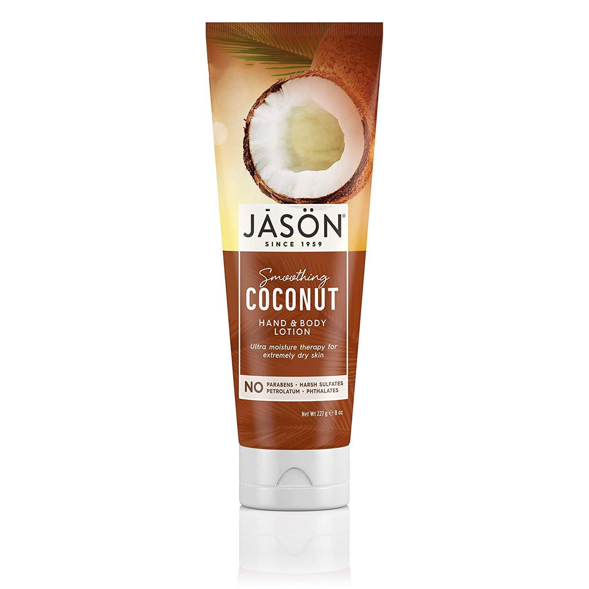 Jason Hand & Body Lotion, Smoothing Coconut, 8 Fl Oz - Nourishing Moisturizer For Soft Skin