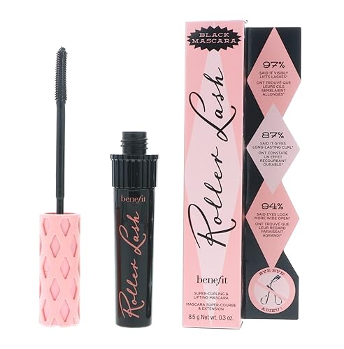 Benefit Roller Lash Mascara - Black, 0.3 Ounce, Full Size For Curl & Lift