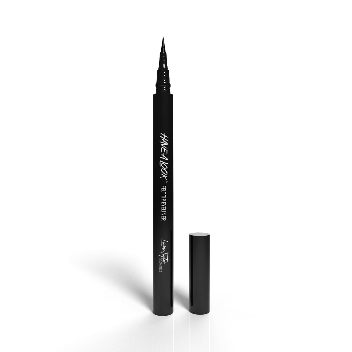 Lauren Taylor Cosmetics Waterproof Liquid Eyeliner - Black, All-Day Wear, Precise Lines