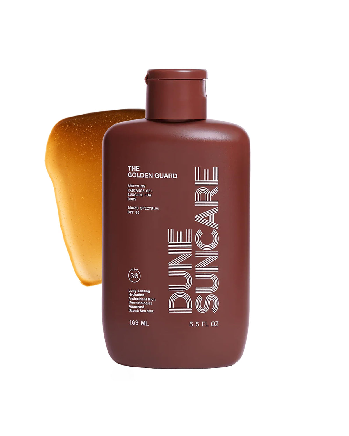 Dune Suncare Golden Guard Spf 30 Reef-Safe Tinted Sunscreen 5.5 Fl Oz - Hydrating Tanning Lotion